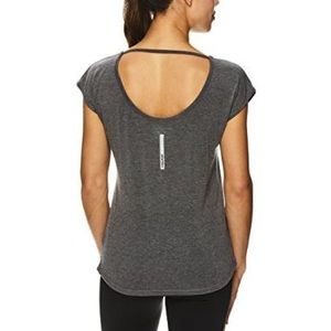 Head Gray Activewear Scoop Neck Top Size M